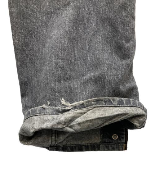 ANTHEM A（アンセム エー）ANTHEM A (アンセム エー) TWIST LINE WASHED STRAIGHT DENIM（ツイストラインウォッシュドストレートデニム）A00205P グレーの古着・服飾アイテム