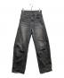 ANTHEM A（アンセム エー）の古着「TWIST LINE WASHED STRAIGHT DENIM（ツイストラインウォッシュドストレートデニム）A00205P」｜グレー