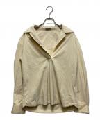 BOTTEGA VENETAボッテガベネタ）の古着「スキッパーシャツ　505848 VEPE0」｜アイボリー