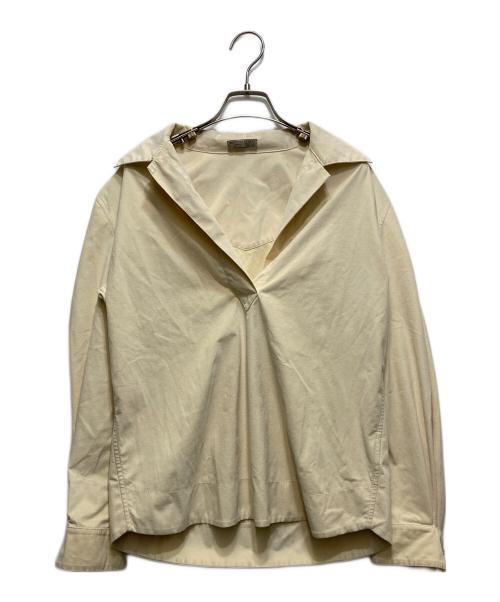BOTTEGA VENETA（ボッテガベネタ）BOTTEGA VENETA (ボッテガベネタ) スキッパーシャツ　505848 VEPE0 アイボリー サイズ:38の古着・服飾アイテム