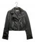ISABEL MARANT ETOILE（イザベルマランエトワール）の古着「レザーライダースジャケット 78-07-66-07012」｜ブラック