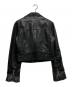 ISABEL MARANT ETOILE (イザベルマランエトワール) レザーライダースジャケット 78-07-66-07012 ブラック サイズ:34：16000円