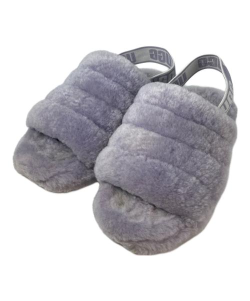 UGG（アグ）UGG (アグ) FLUFF YEAH SLIDE （フルーフイヤースライド） ラベンダー サイズ:23の古着・服飾アイテム