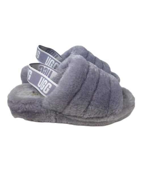 UGG（アグ）UGG (アグ) FLUFF YEAH SLIDE （フルーフイヤースライド） ラベンダー サイズ:23の古着・服飾アイテム