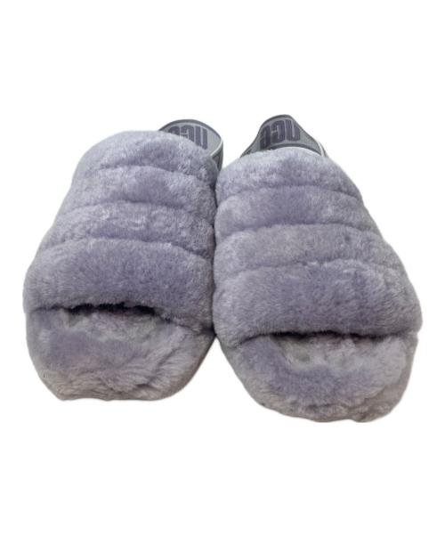 UGG（アグ）UGG (アグ) FLUFF YEAH SLIDE （フルーフイヤースライド） ラベンダー サイズ:23の古着・服飾アイテム