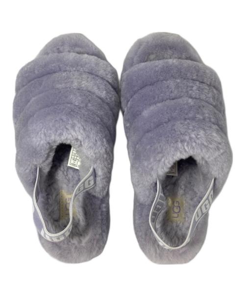 UGG（アグ）UGG (アグ) FLUFF YEAH SLIDE （フルーフイヤースライド） ラベンダー サイズ:23の古着・服飾アイテム