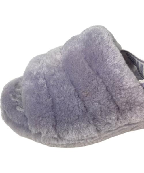 UGG（アグ）UGG (アグ) FLUFF YEAH SLIDE （フルーフイヤースライド） ラベンダー サイズ:23の古着・服飾アイテム