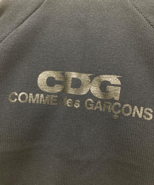 CDG（シーディージー）CDG (シーディージー) バックロゴニットカーディガン SZ-N010 / AD2025 ネイビー サイズ:Lの古着・服飾アイテム