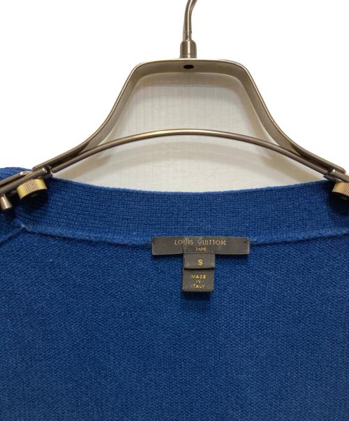 LOUIS VUITTON（ルイ ヴィトン）LOUIS VUITTON (ルイ ヴィトン) カシミヤニットVネックカーディガン　F4KC05ODF ネイビー サイズ:Sの古着・服飾アイテム