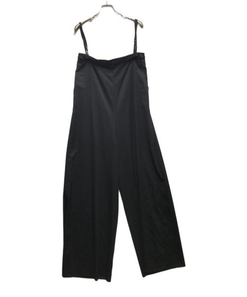 MM6 Maison Margiela（エムエムシックスメゾンマルジェラ）MM6 Maison Margiela (エムエムシックスメゾンマルジェラ) DROP CROTCH TROUSERS / オールインワン　19AW　 ブラック サイズ:44の古着・服飾アイテム
