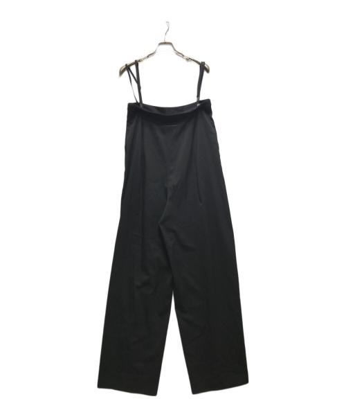MM6 Maison Margiela（エムエムシックスメゾンマルジェラ）MM6 Maison Margiela (エムエムシックスメゾンマルジェラ) DROP CROTCH TROUSERS / オールインワン　19AW　 ブラック サイズ:44の古着・服飾アイテム