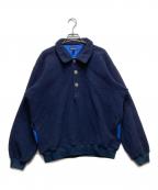 Patagoniaパタゴニア）の古着「90's シンチラフリースプルオーバージャケット　25630 / USA製 / 91年製 / レジスターマーク入りタグ」｜ネイビー