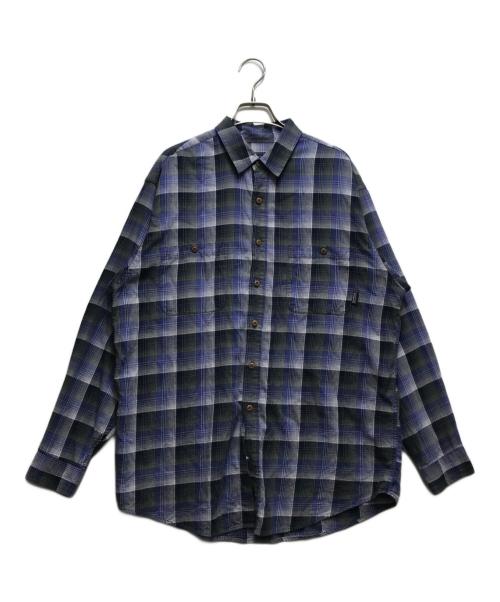 Patagonia（パタゴニア）Patagonia (パタゴニア) オーガニックコットンシャツ パープル サイズ:Mの古着・服飾アイテム