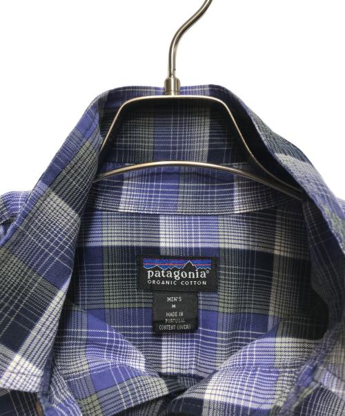 Patagonia（パタゴニア）Patagonia (パタゴニア) オーガニックコットンシャツ パープル サイズ:Mの古着・服飾アイテム