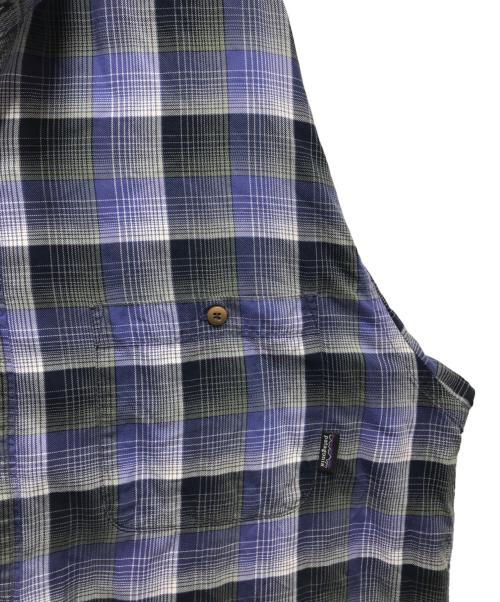 Patagonia（パタゴニア）Patagonia (パタゴニア) オーガニックコットンシャツ パープル サイズ:Mの古着・服飾アイテム