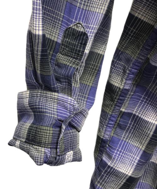Patagonia（パタゴニア）Patagonia (パタゴニア) オーガニックコットンシャツ パープル サイズ:Mの古着・服飾アイテム