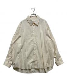 Hed Mayner（ヘド メイナー）の古着「22FW OPEN BACK SHIRT(オープンバックシャツ)」｜ベージュ