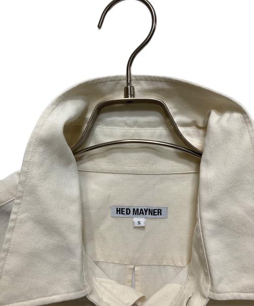 Hed Mayner（ヘド メイナー）Hed Mayner (ヘド メイナー) 22FW OPEN BACK SHIRT(オープンバックシャツ) ベージュ サイズ:Sの古着・服飾アイテム