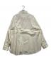 Hed Mayner (ヘド メイナー) 22FW OPEN BACK SHIRT(オープンバックシャツ) ベージュ サイズ:S：16000円