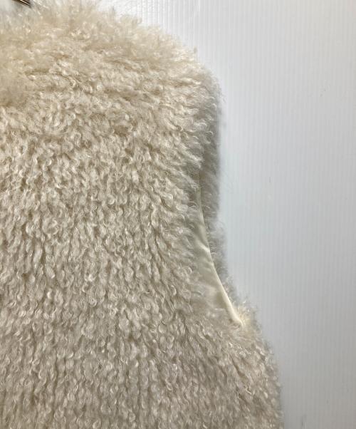 OHGA（オオガ）OHGA (オオガ) ファーベスト　OHGA-8021 ベージュ サイズ:Fの古着・服飾アイテム