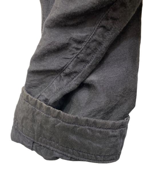 THE JEAN PIERRE（ジャンピエール）THE JEAN PIERRE (ジャンピエール) Tear Off Safari Silk Shirt(ティアオフサファリシルクシャツ)　 ブラック サイズ:48の古着・服飾アイテム