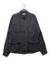 THE JEAN PIERRE（ジャンピエール）の古着「Tear Off Safari Silk Shirt(ティアオフサファリシルクシャツ)　」｜ブラック