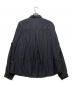 THE JEAN PIERRE (ジャンピエール) Tear Off Safari Silk Shirt(ティアオフサファリシルクシャツ)　 ブラック サイズ:48：15000円