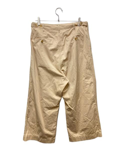 AURALEE（オーラリー）AURALEE (オーラリー) WASHED FINX LIGHT CHINO WIDE PANTS 19SS ベージュ サイズ:4の古着・服飾アイテム