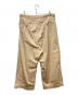 AURALEE (オーラリー) WASHED FINX LIGHT CHINO WIDE PANTS 19SS ベージュ サイズ:4：8000円