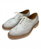 Tricker'sトリッカーズ）の古着「BOURTON / ウイングチップレザーシューズ」｜ホワイト
