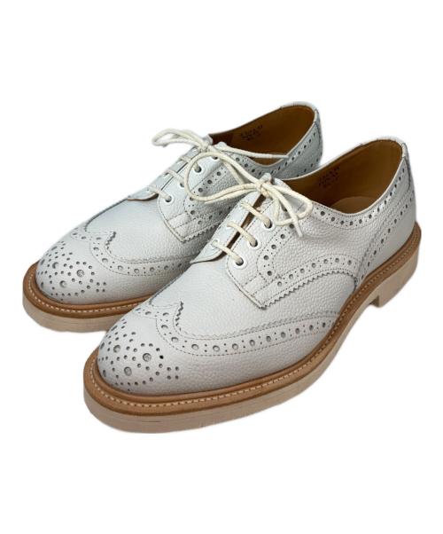 Tricker's（トリッカーズ）Tricker's (トリッカーズ) BOURTON / ウイングチップレザーシューズ ホワイト サイズ: UK 8 1/2の古着・服飾アイテム