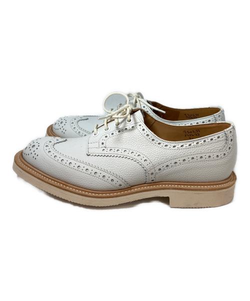 Tricker's（トリッカーズ）Tricker's (トリッカーズ) BOURTON / ウイングチップレザーシューズ ホワイト サイズ: UK 8 1/2の古着・服飾アイテム