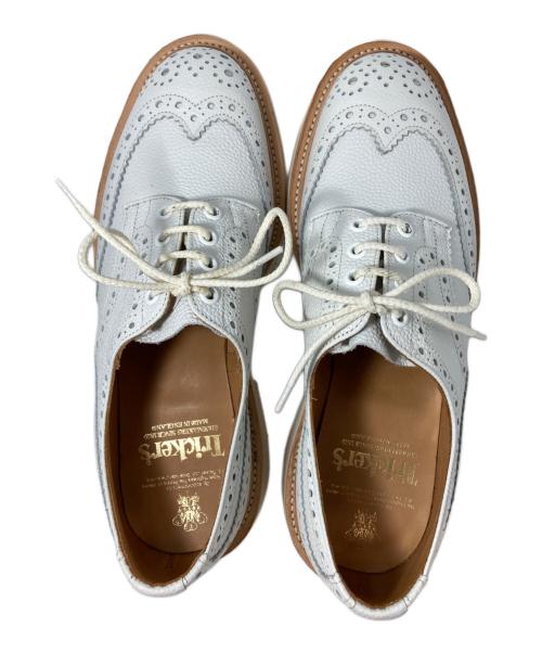 Tricker's（トリッカーズ）Tricker's (トリッカーズ) BOURTON / ウイングチップレザーシューズ ホワイト サイズ: UK 8 1/2の古着・服飾アイテム