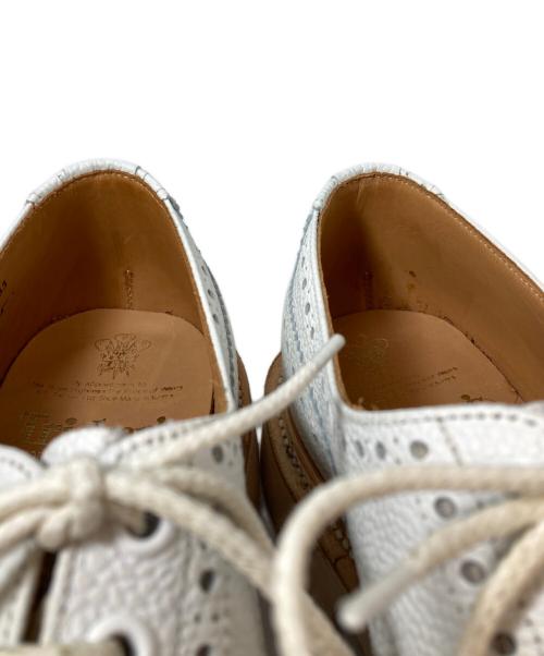 Tricker's（トリッカーズ）Tricker's (トリッカーズ) BOURTON / ウイングチップレザーシューズ ホワイト サイズ: UK 8 1/2の古着・服飾アイテム