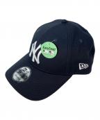 New Era×BASICKSニューエラ×ベイシックス）の古着「キャップ」｜ネイビー