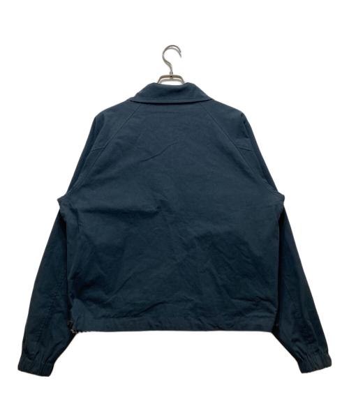 Diaspora Skateboards（ディアスポラスケートボードズ）Diaspora skateboards (ディアスポラスケートボードズ) Utility Harrington Jacket(ユーティリティーハリントンジャケット)　26SS　タグ付き　 ホワイト×ブルー サイズ:Mの古着・服飾アイテム