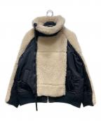 sacaiサカイ）の古着「フォックス シェアリングボンバーブルゾン　 23AW」｜ベージュ