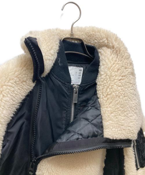 sacai（サカイ）sacai (サカイ) フォックス シェアリングボンバーブルゾン　 23AW ベージュ サイズ:1の古着・服飾アイテム