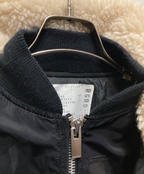 sacai（サカイ）sacai (サカイ) フォックス シェアリングボンバーブルゾン　 23AW ベージュ サイズ:1の古着・服飾アイテム