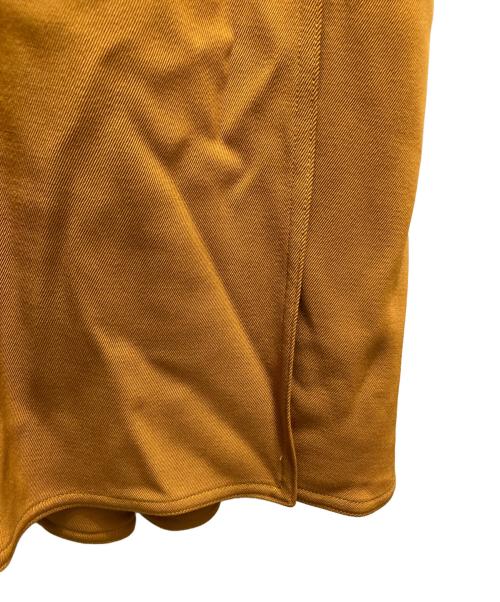 HERMES（エルメス）HERMES (エルメス) パンツレイヤードラップスカート　セリエボタン　 ブラウン サイズ:40の古着・服飾アイテム