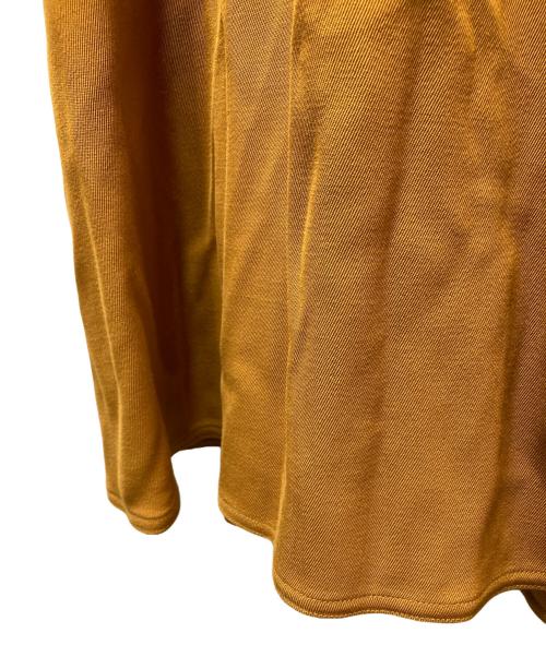 HERMES（エルメス）HERMES (エルメス) パンツレイヤードラップスカート　セリエボタン　 ブラウン サイズ:40の古着・服飾アイテム