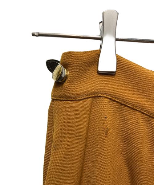 HERMES（エルメス）HERMES (エルメス) パンツレイヤードラップスカート　セリエボタン　 ブラウン サイズ:40の古着・服飾アイテム