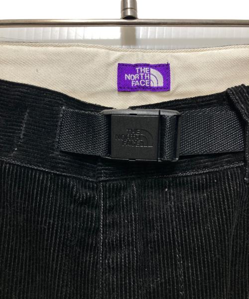 THE NORTHFACE PURPLELABEL（ザ・ノースフェイス パープルレーベル）THE NORTHFACE PURPLELABEL Corduroy Wide Straight Field Pants （コーデュロイワイドストレートフィールドパンツ）N25FC099 ブラック サイズ:Mの古着・服飾アイテム