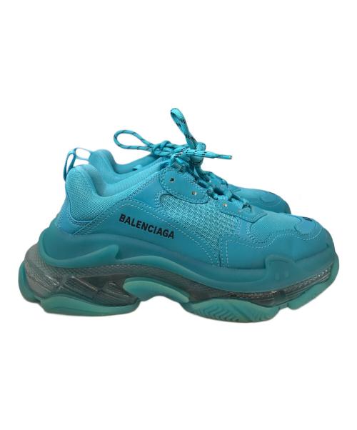 BALENCIAGA（バレンシアガ）BALENCIAGA (バレンシアガ) Triple s clear sole スニーカー 544351 スカイブルー サイズ:26.5の古着・服飾アイテム