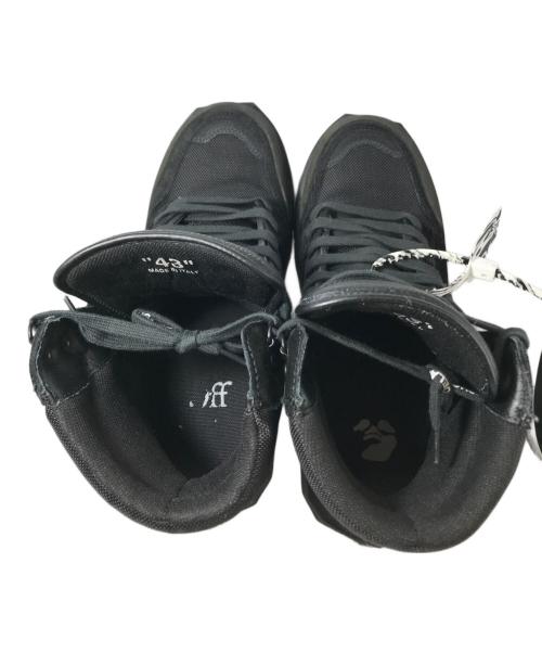 OFFWHITE（オフホワイト）OFFWHITE (オフホワイト) ARROW MOTIF LACE UP HIKING BOOTS ブラック サイズ:43の古着・服飾アイテム