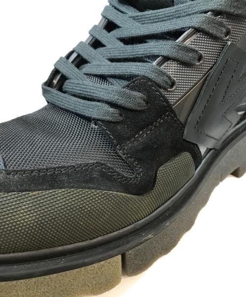 OFFWHITE（オフホワイト）OFFWHITE (オフホワイト) ARROW MOTIF LACE UP HIKING BOOTS ブラック サイズ:43の古着・服飾アイテム