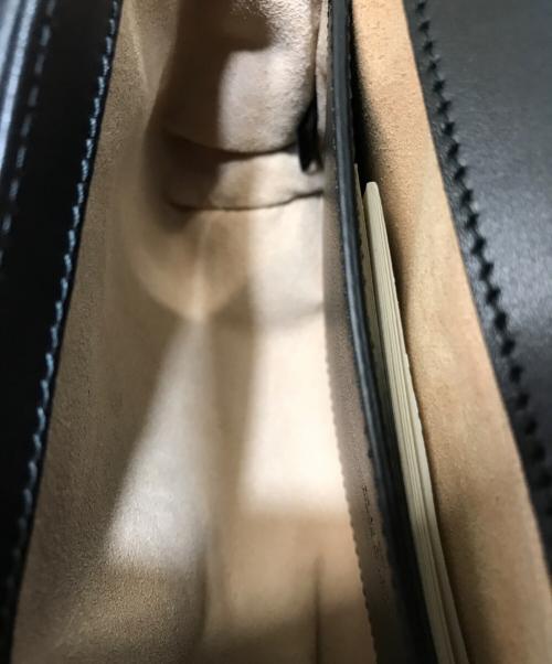 GUCCI（グッチ）GUCCI (グッチ) GGマーモント チェーンショルダーバッグ ブラックの古着・服飾アイテム