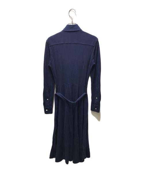 RALPH LAUREN（ラルフローレン）RALPH LAUREN (ラルフローレン) コットンメッシュ ポロ ドレス ネイビー サイズ:XSの古着・服飾アイテム