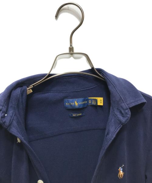 RALPH LAUREN（ラルフローレン）RALPH LAUREN (ラルフローレン) コットンメッシュ ポロ ドレス ネイビー サイズ:XSの古着・服飾アイテム