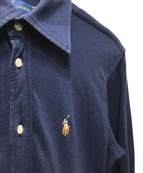 RALPH LAUREN（ラルフローレン）RALPH LAUREN (ラルフローレン) コットンメッシュ ポロ ドレス ネイビー サイズ:XSの古着・服飾アイテム